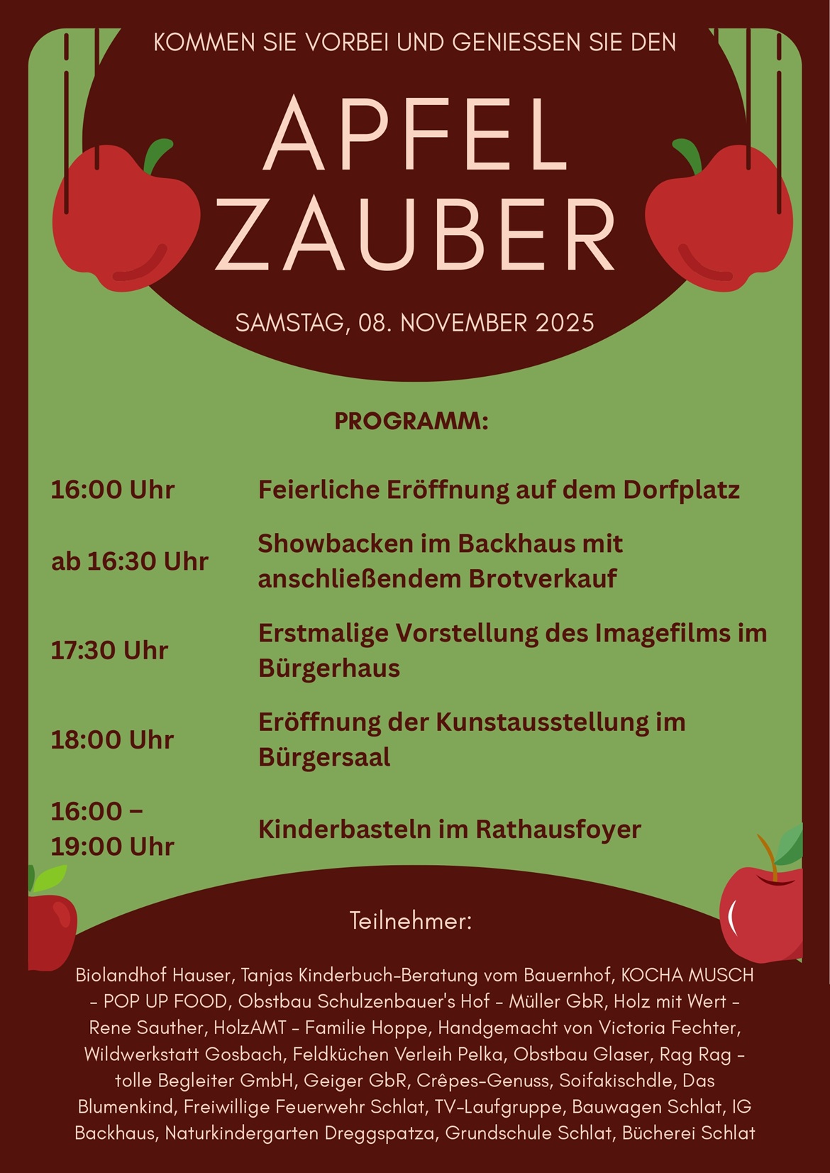 Programm Apfelzauber