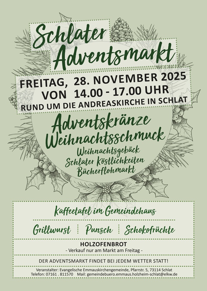 Flyer Adventsmarkt